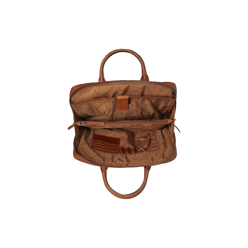 Sac Affaires Cuir Chesterfield Tilburg Cognac