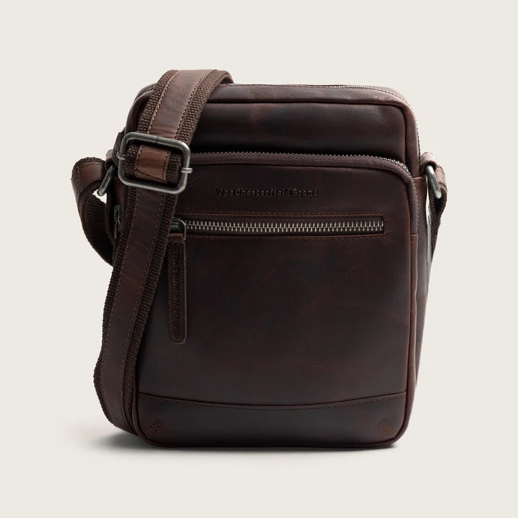 Sacoche Homme Cuir Chesterfield Birmingham Marron