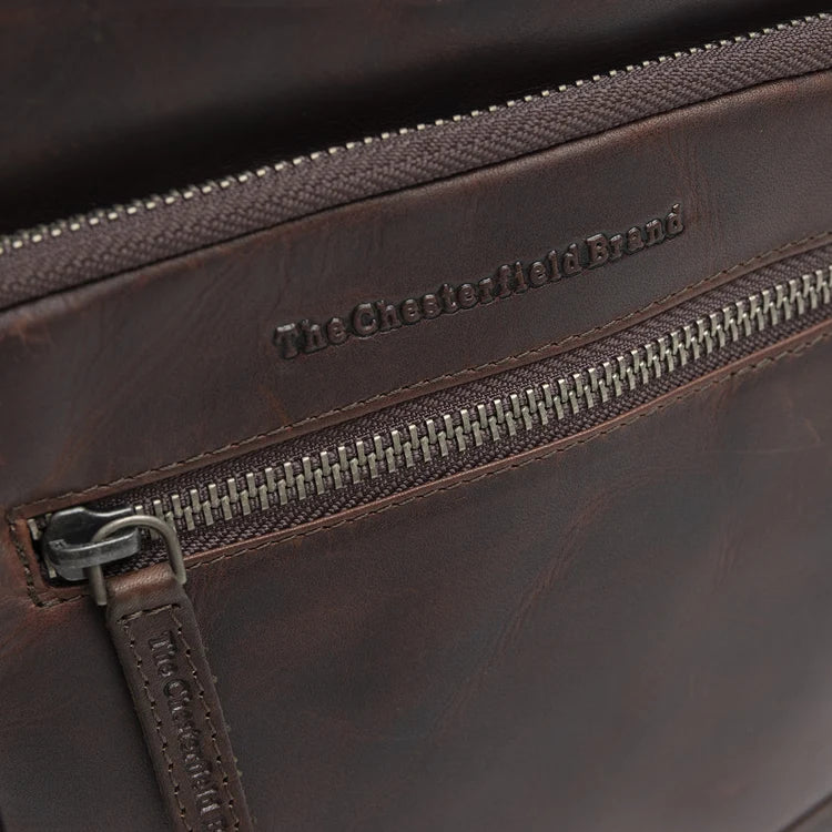 Sacoche Homme Cuir Chesterfield Birmingham Marron