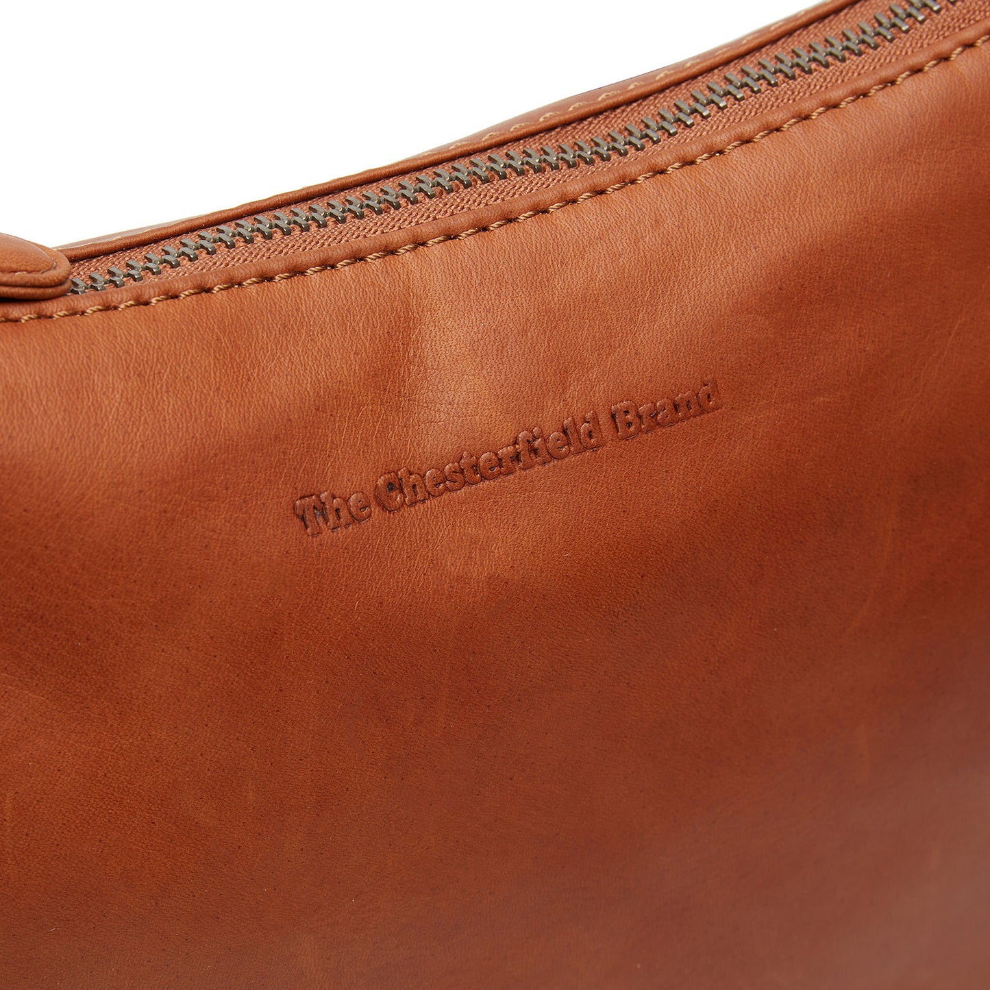 Sac Bandoulière Cuir Chesterfield Redding Cognac