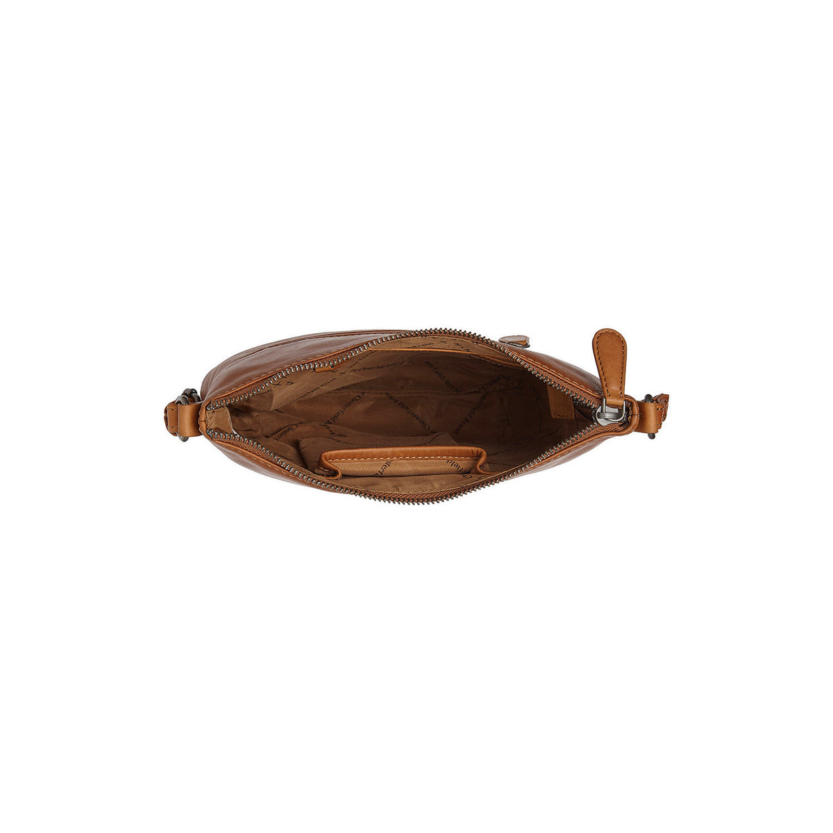 Sac Bandoulière Cuir Chesterfield Redding Cognac