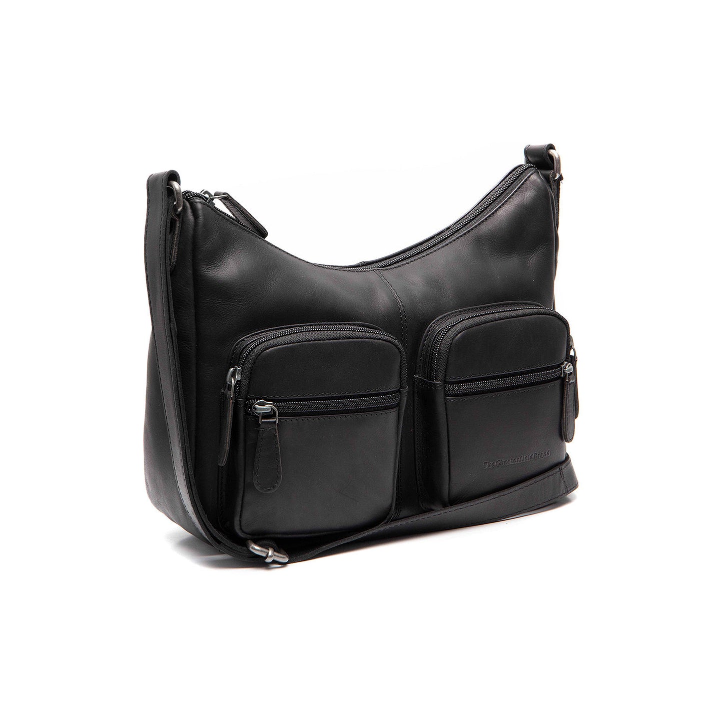 Sac Bandoulière Cuir Chesterfield Noir