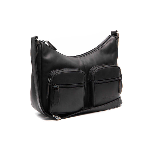 Sac Bandoulière Cuir Chesterfield Noir