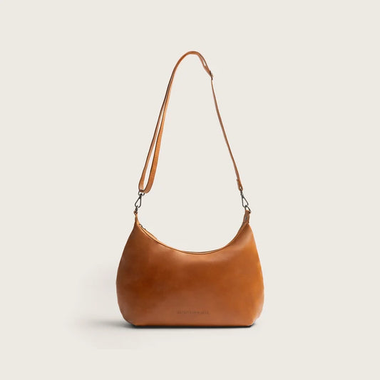Sac Bandoulière Chesterfield Fierra Waxed Cognac