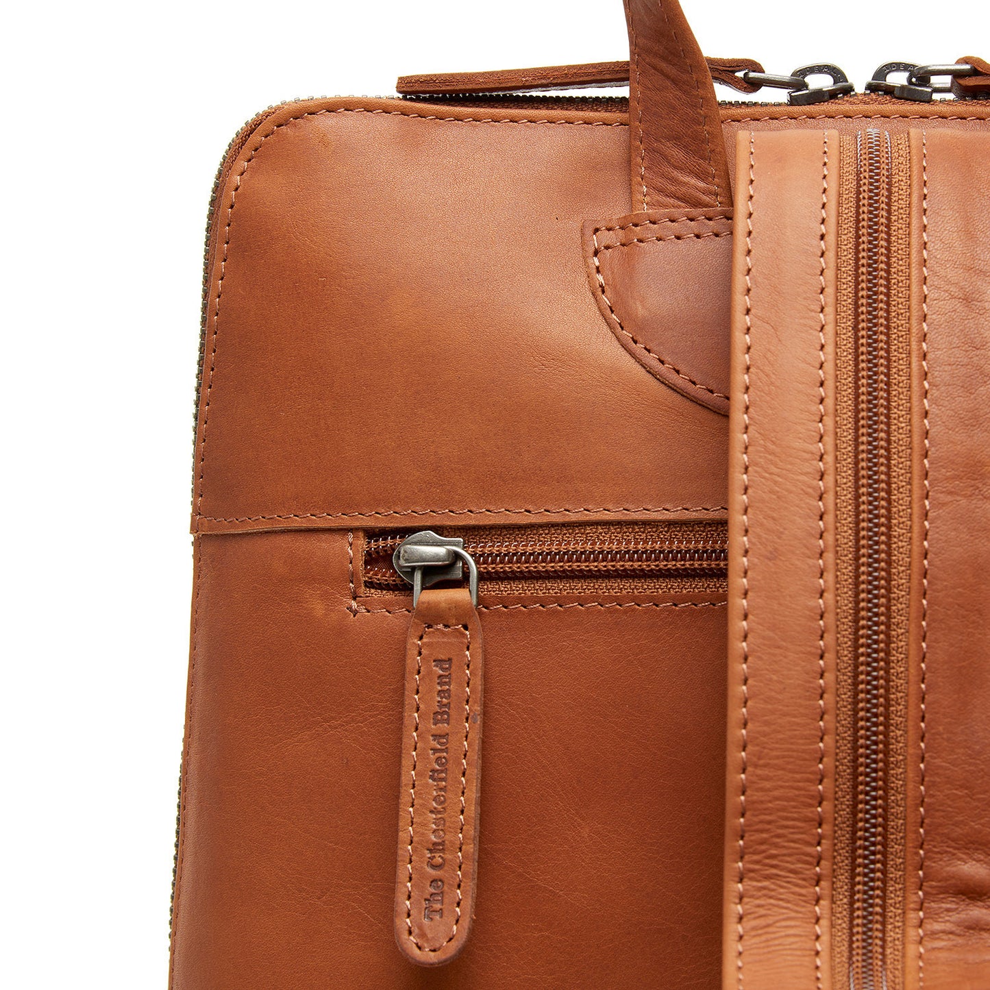 Sac à Dos Cuir Chesterfield Amanda Wax Pull Up Cognac