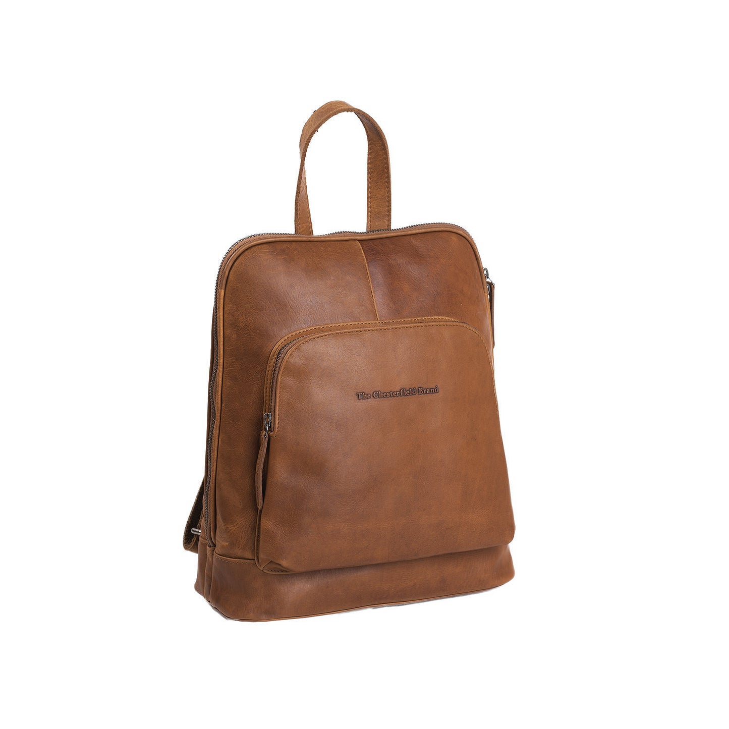 Sac à Dos Cuir Chesterfield Naomi Cognac