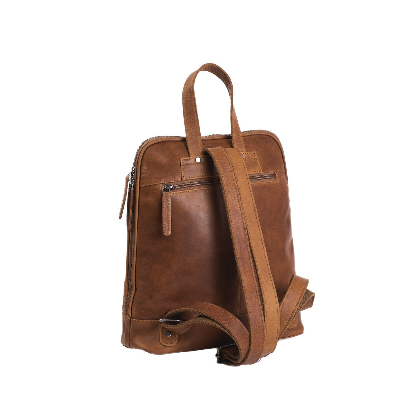 Sac à Dos Cuir Chesterfield Naomi Cognac