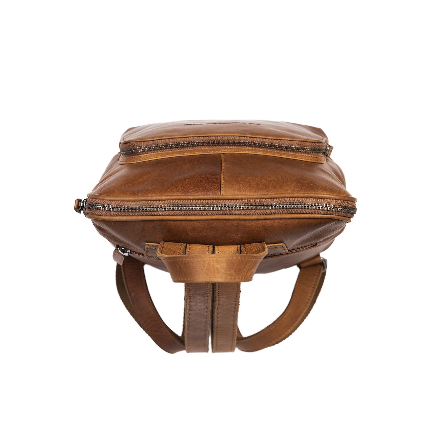 Sac à Dos Cuir Chesterfield Naomi Cognac
