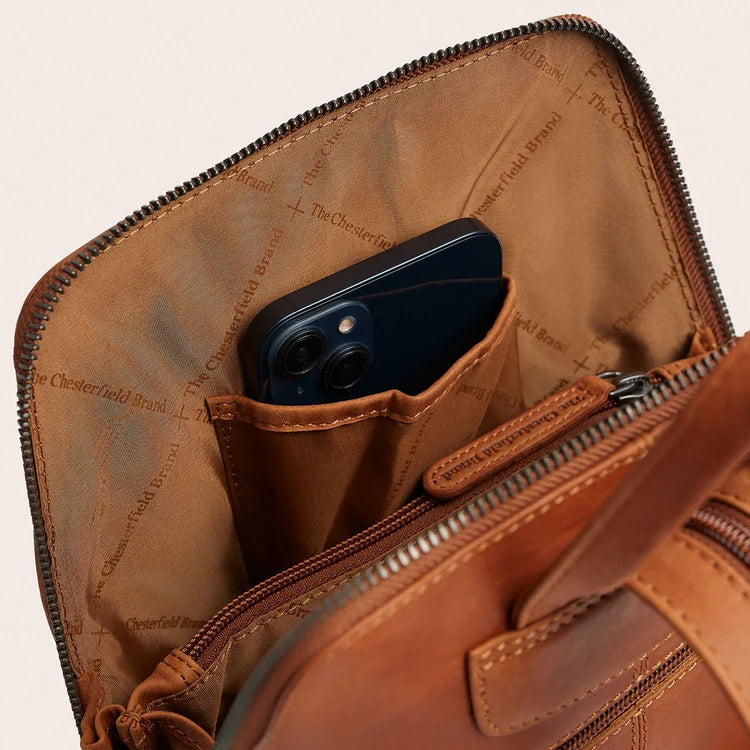 Sac à dos The chesterfield claire cognac
