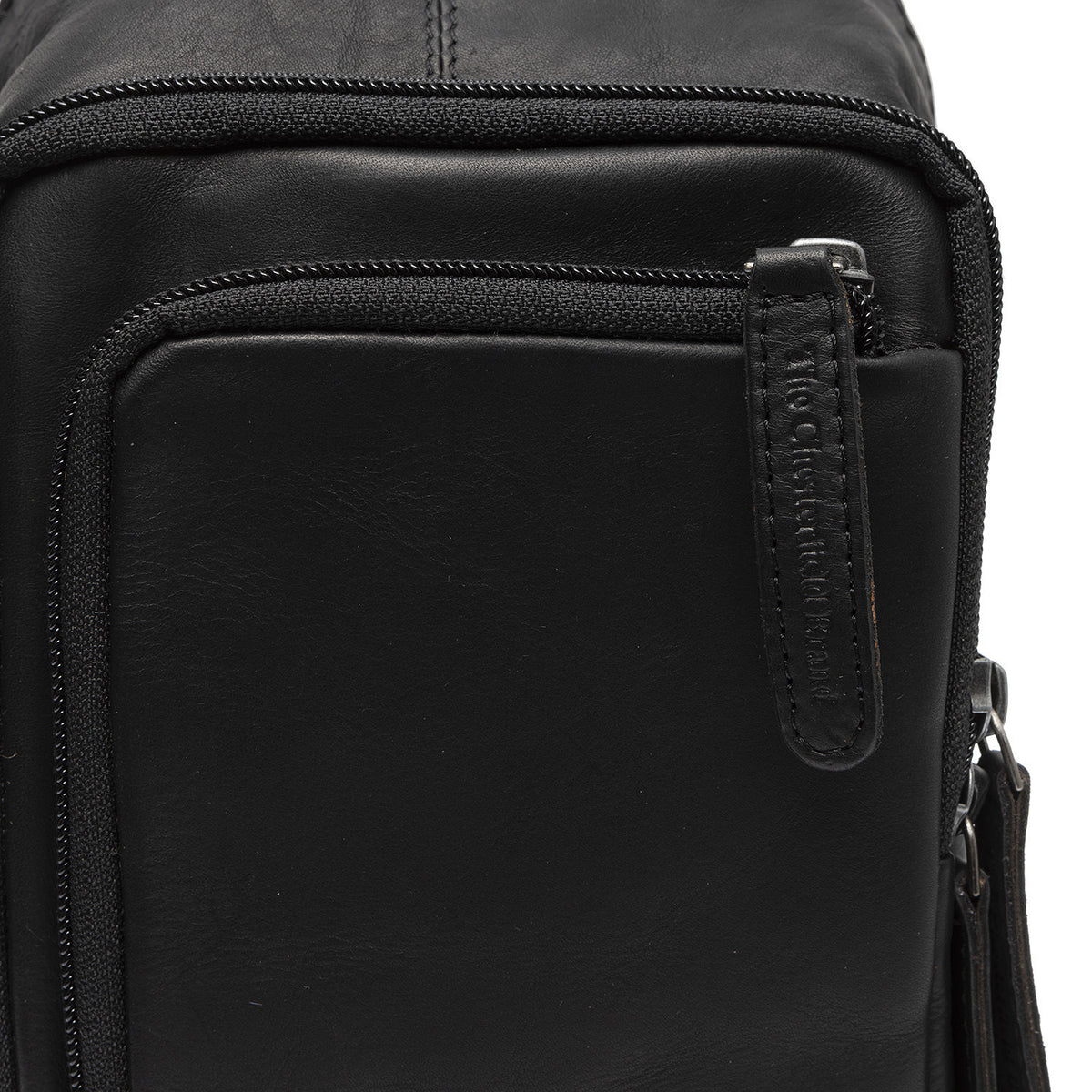 Holster Sacoche Chesterfield Wax Pull Up Riga Noir
