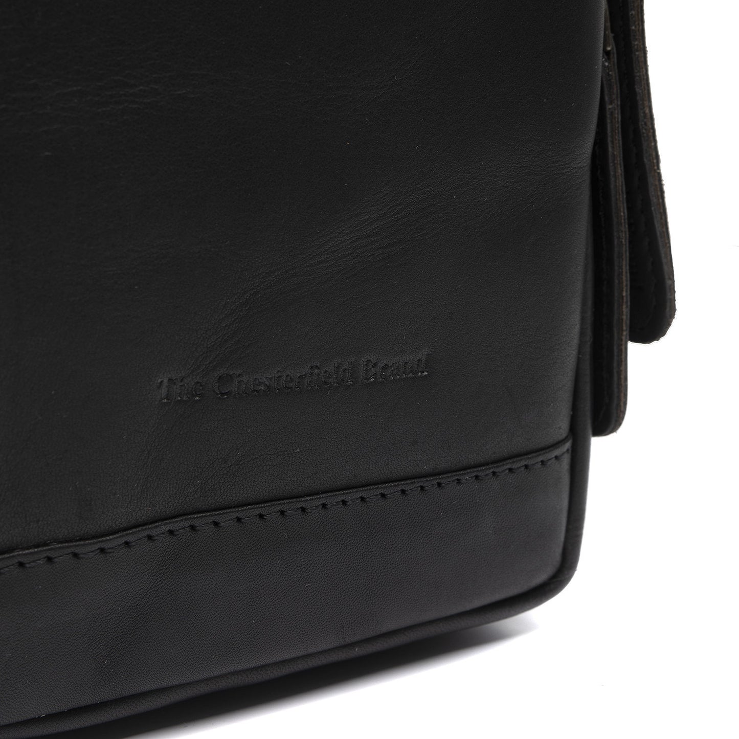 Holster Sacoche Chesterfield Wax Pull Up Riga Noir