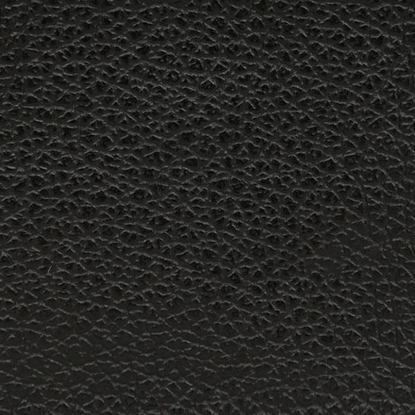 Porte-Monnaie Hexagona Cuir de Vachette Grainé Noir