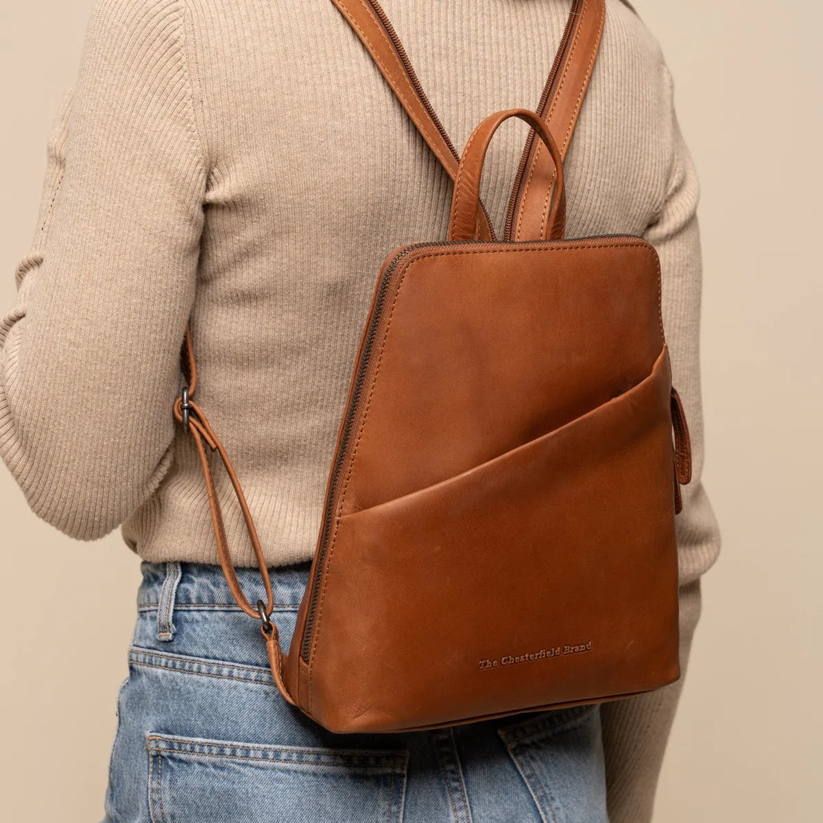 Sac à dos The chesterfield claire cognac