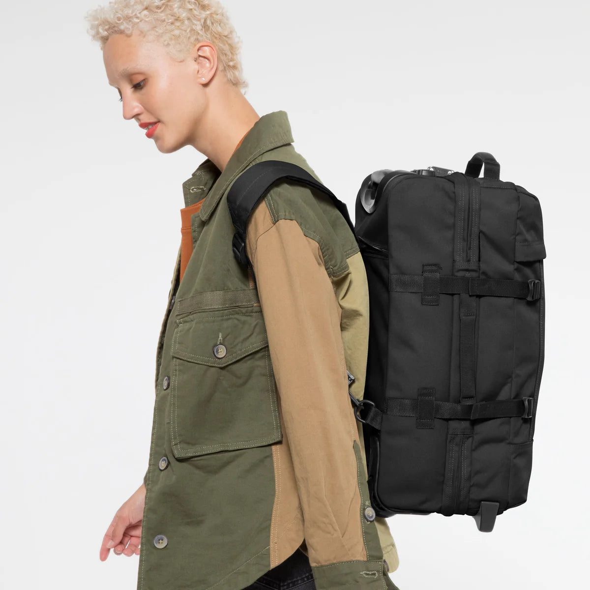 Trolley sac à dos Eastpak StrapVerz S – Noir