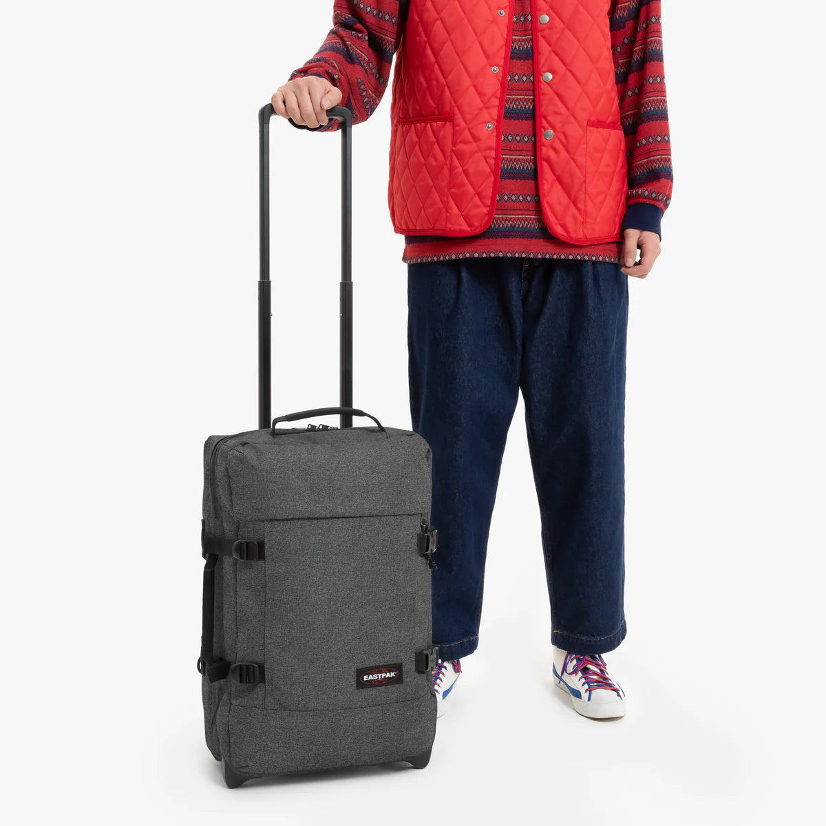 Trolley sac à dos Eastpak StrapVerz S – Black Denim