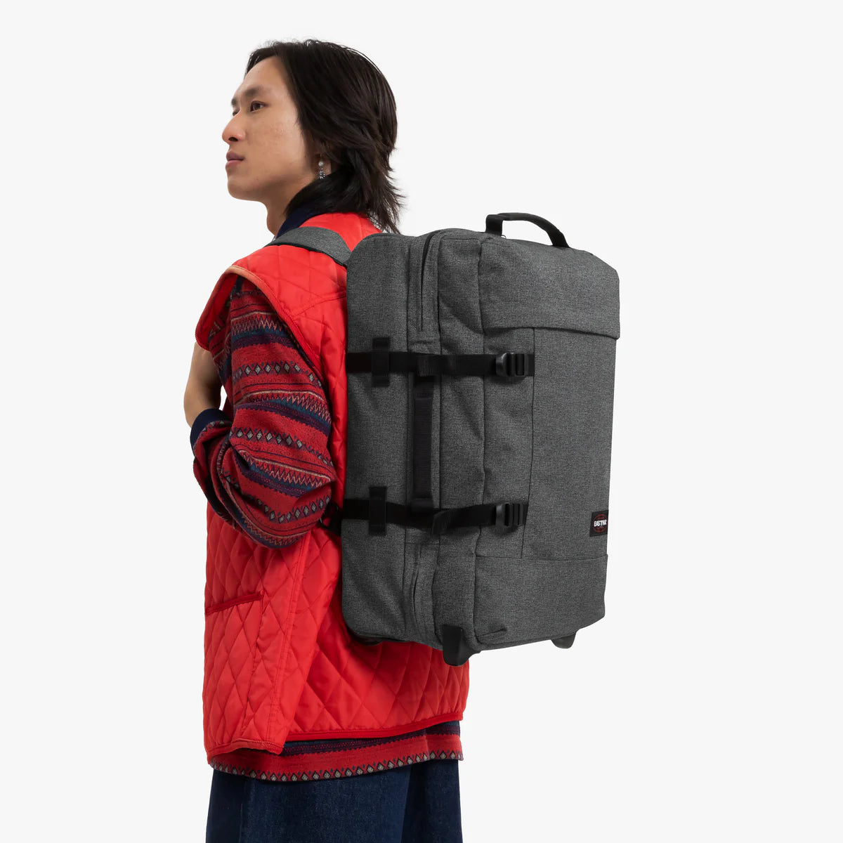 Trolley sac à dos Eastpak StrapVerz S – Black Denim