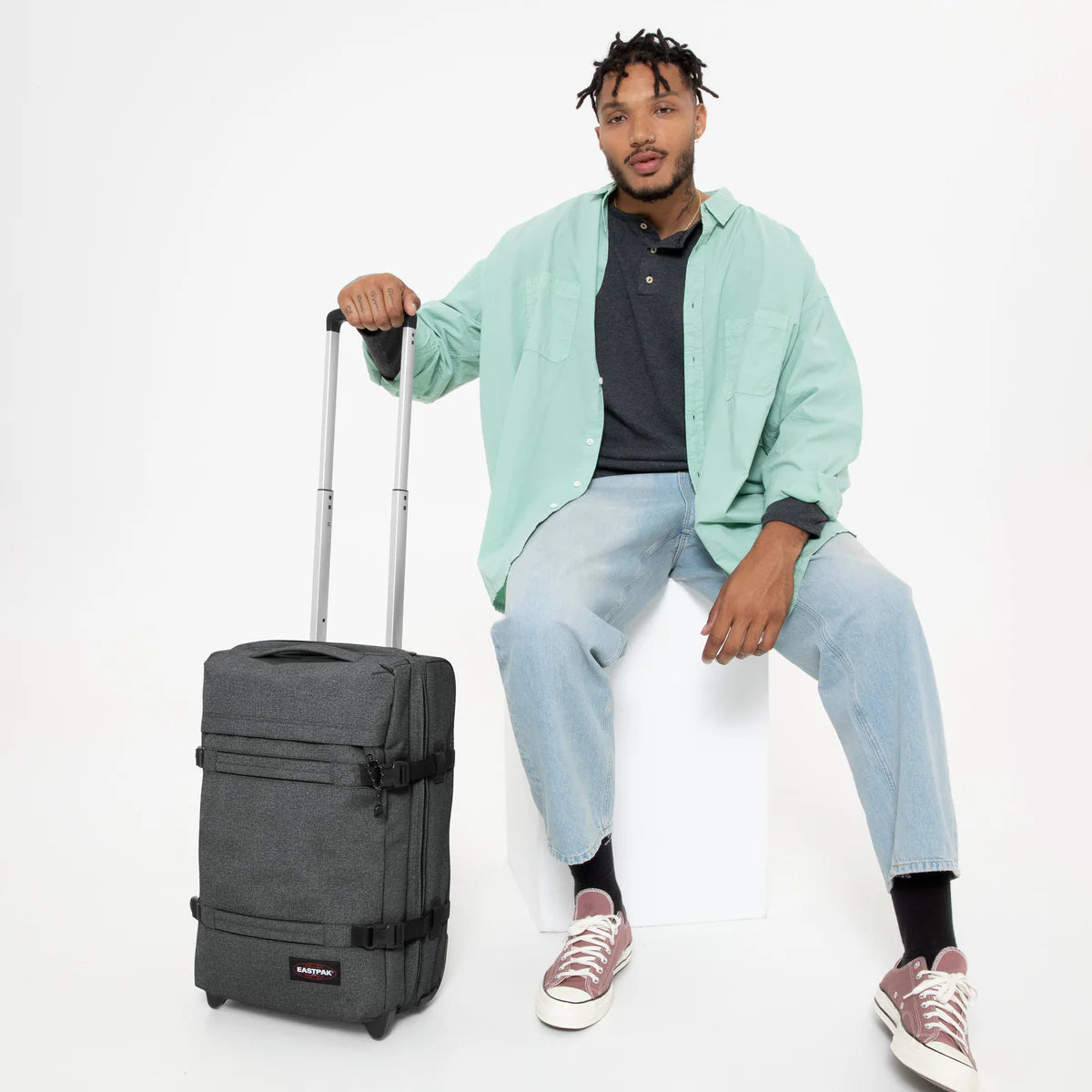 Trolley cabine Eastpak Transit'r S – Black Denim