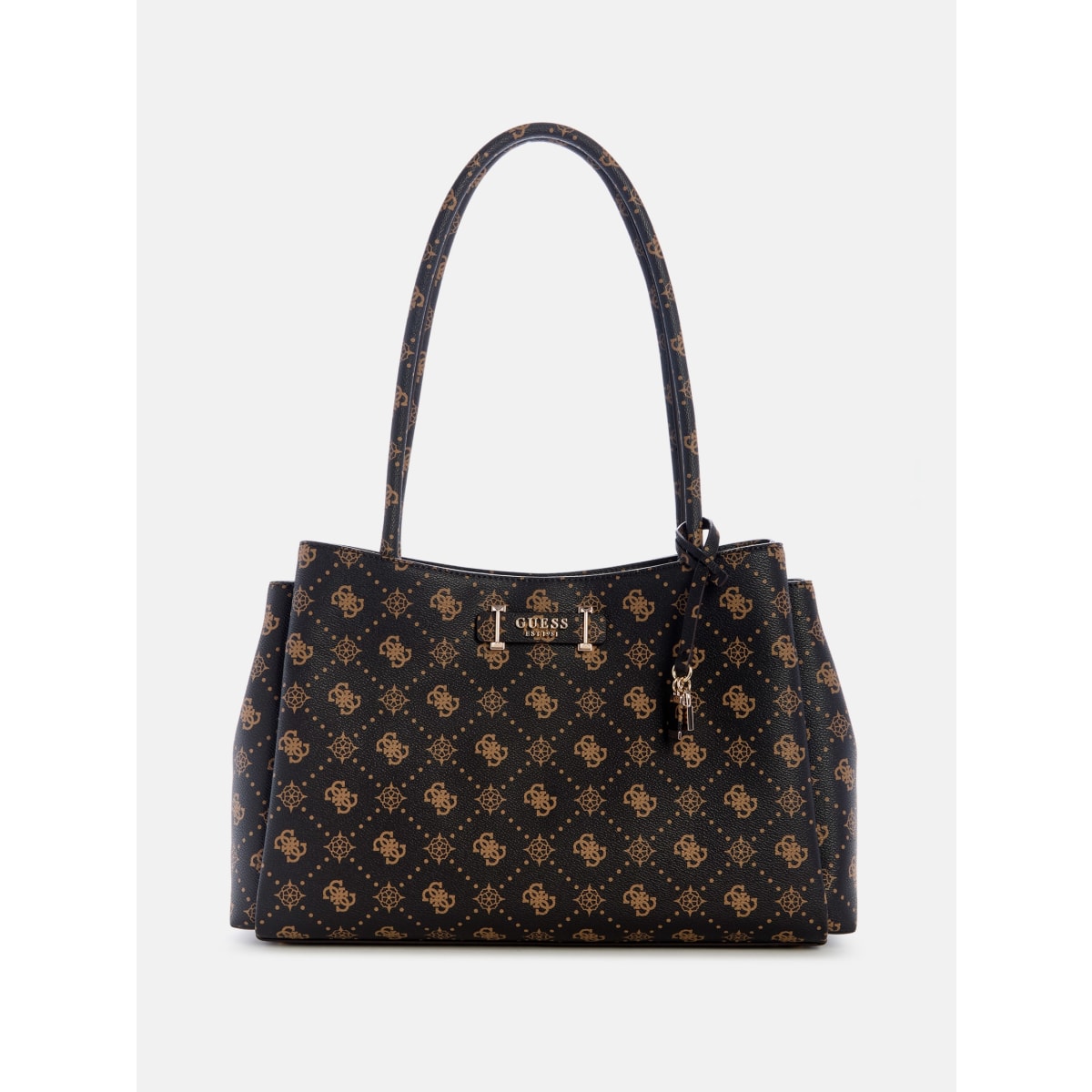 Guess Carrie Quattro G Girlfriend Espresso Logo