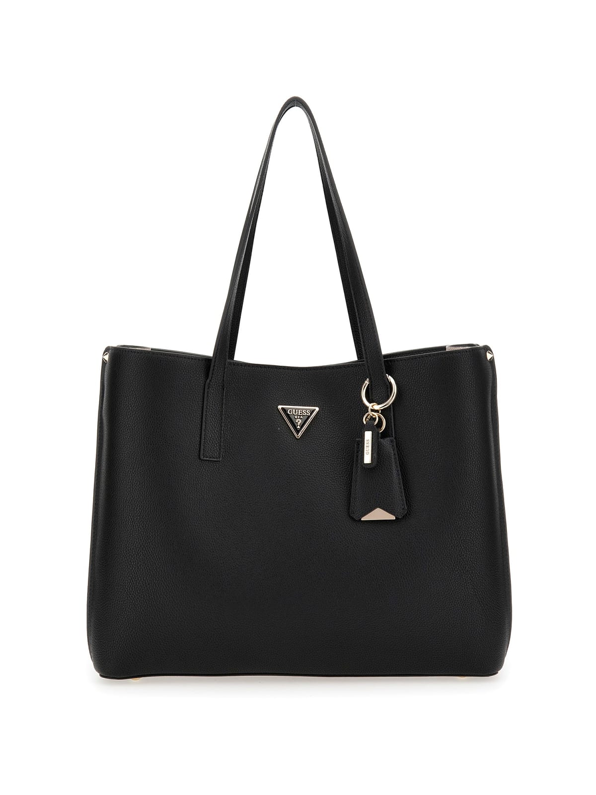 Sac Shopping GUESS Meridian II Girlfriend Satchel Noir