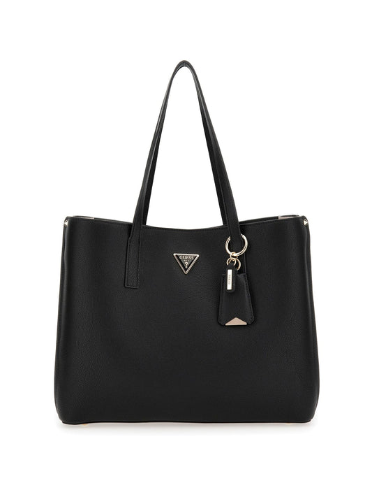 Sac Shopping GUESS Meridian II Girlfriend Satchel Noir