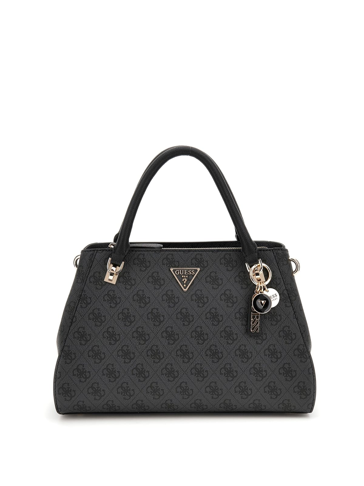 Sac Porte-Mains GUESS Noelle II Luxury Satchel Coal Logo