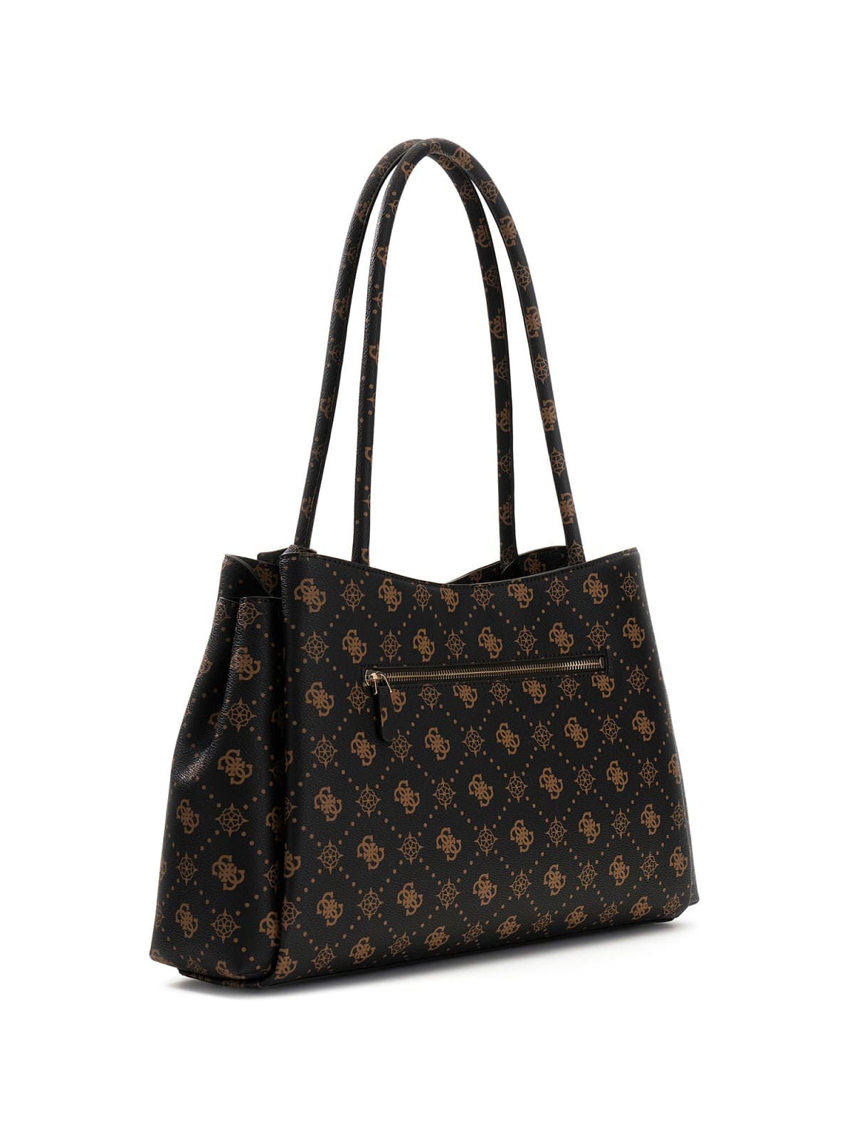 Sac Porte-Épaule GUESS Carrie Logo Espresso Logo
