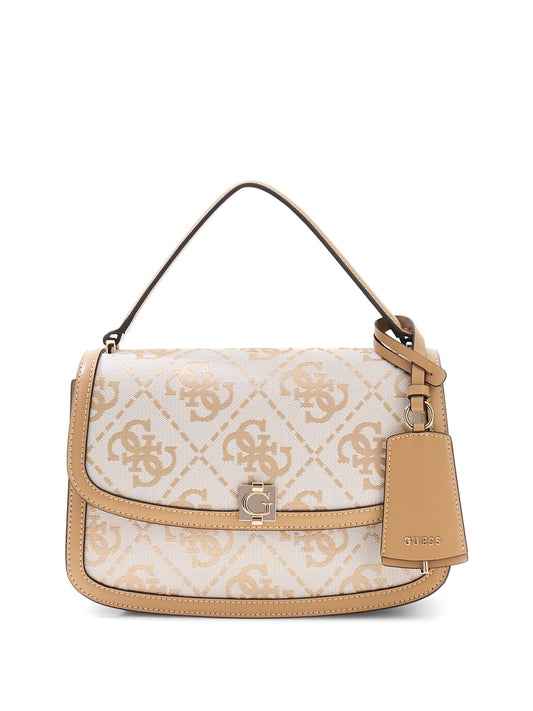 Sac Porte-Main GUESS Audrey Beige Logo