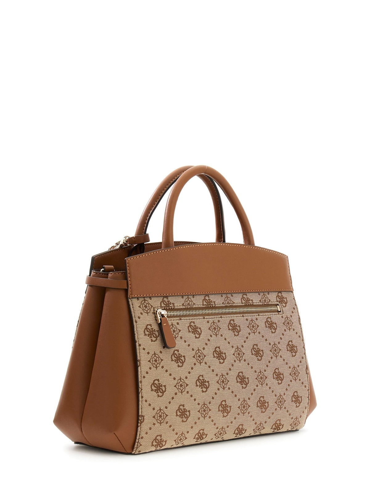 Sac Porte-Mains GUESS Melinda Logo Latte Logo – Grand Modèle