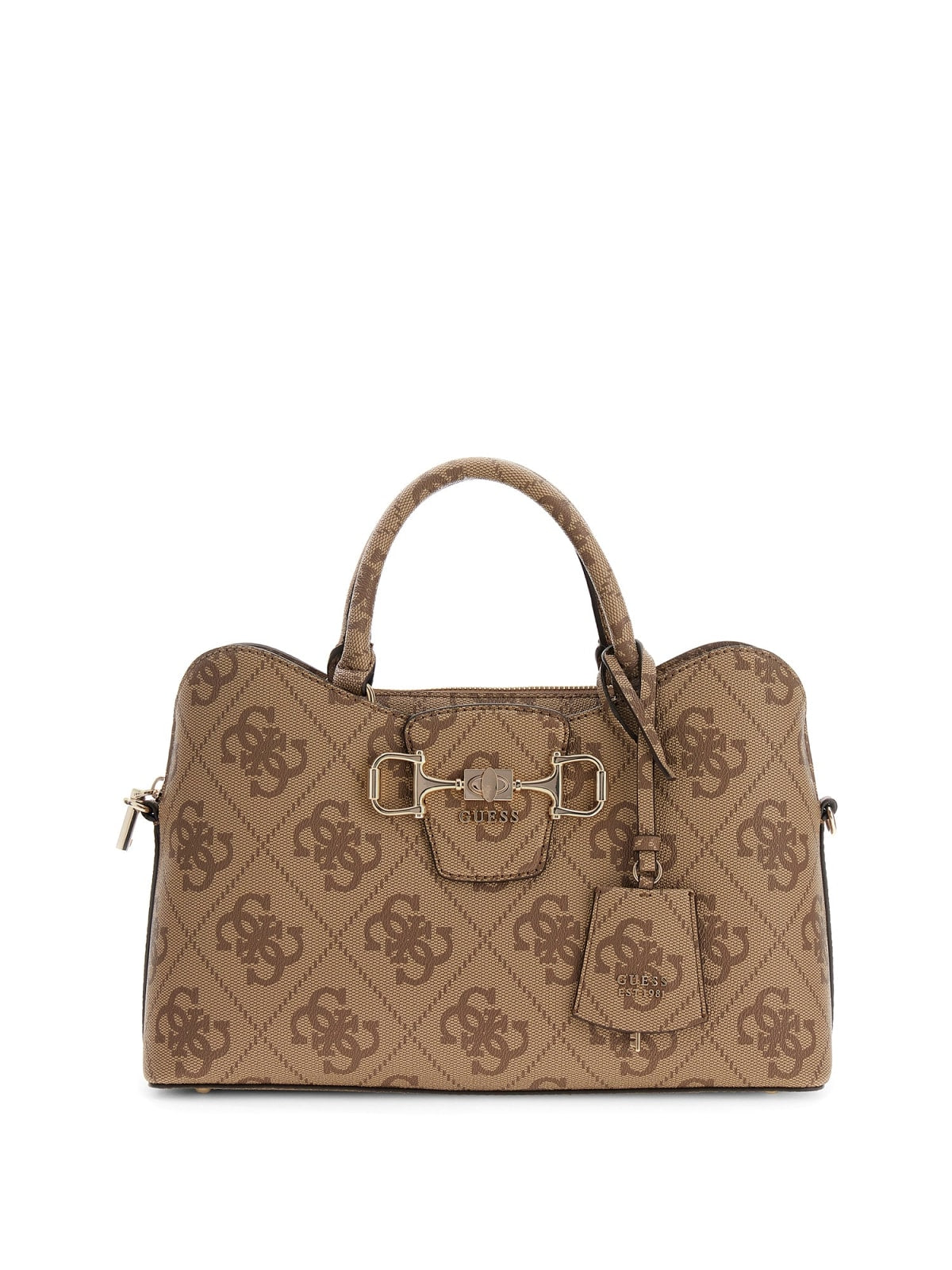 Sac Porte-Mains GUESS Janie Logo Girlfriend Latte Logo
