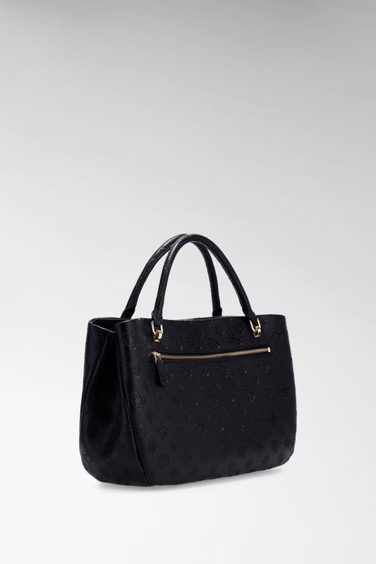 Sac porte main Guess carmella black logo