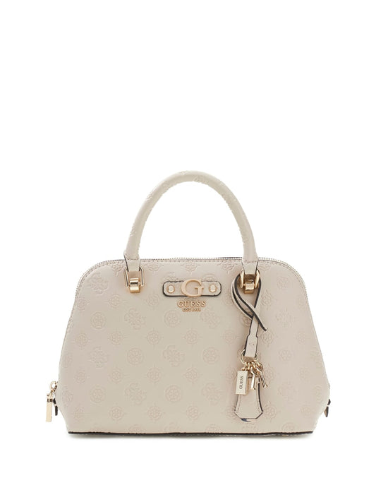 Sac Porte-Mains GUESS Dita Light Taupe Logo – Petit Modèle