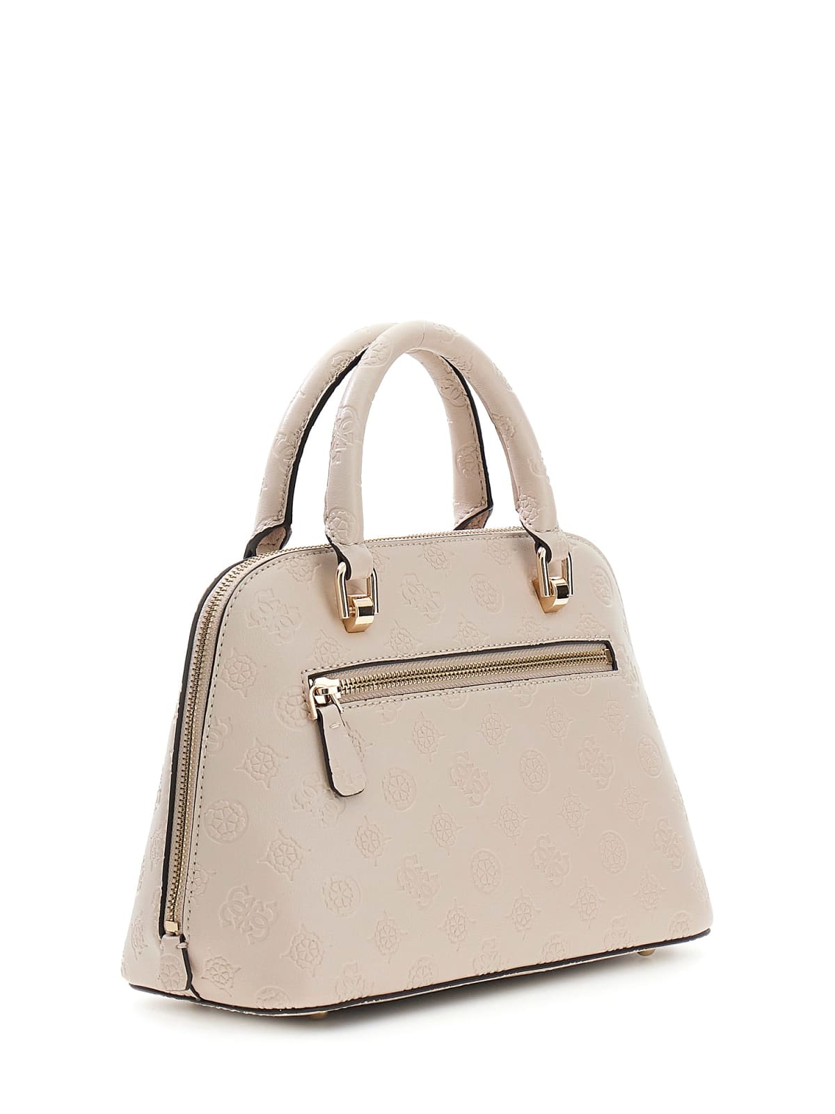 Sac Porte-Mains GUESS Dita Light Taupe Logo – Petit Modèle