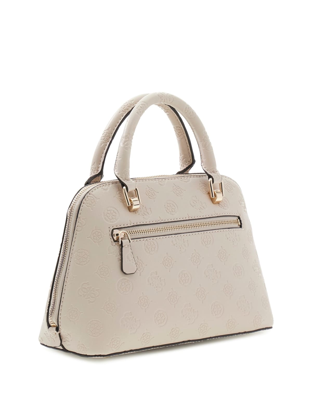 Sac Porte-Mains GUESS Dita Light Taupe Logo – Petit Modèle