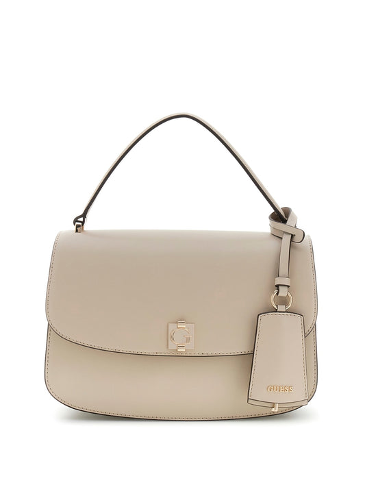 Sac Porte-Main GUESS Audrey Light Taupe – Petit Modèle