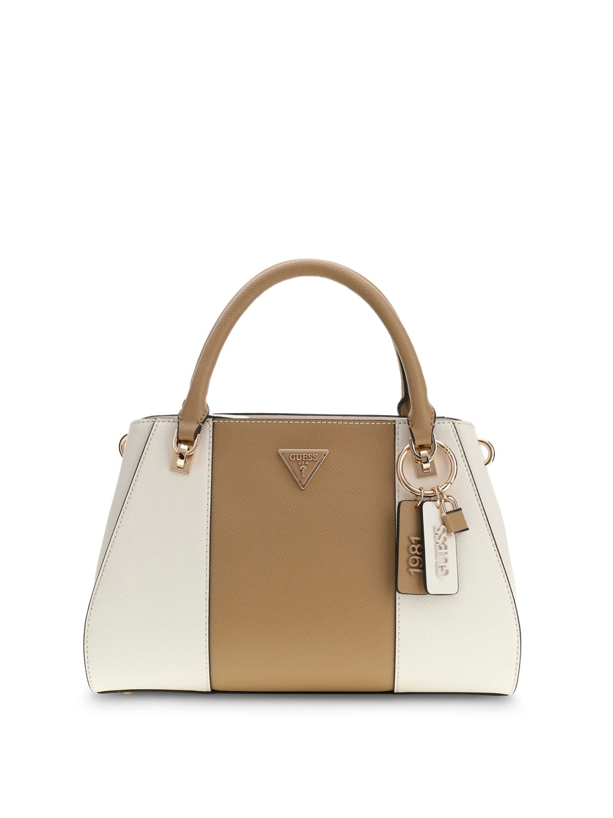 Sac Porte-Mains GUESS Noelle II Taupe – Grand Modèle