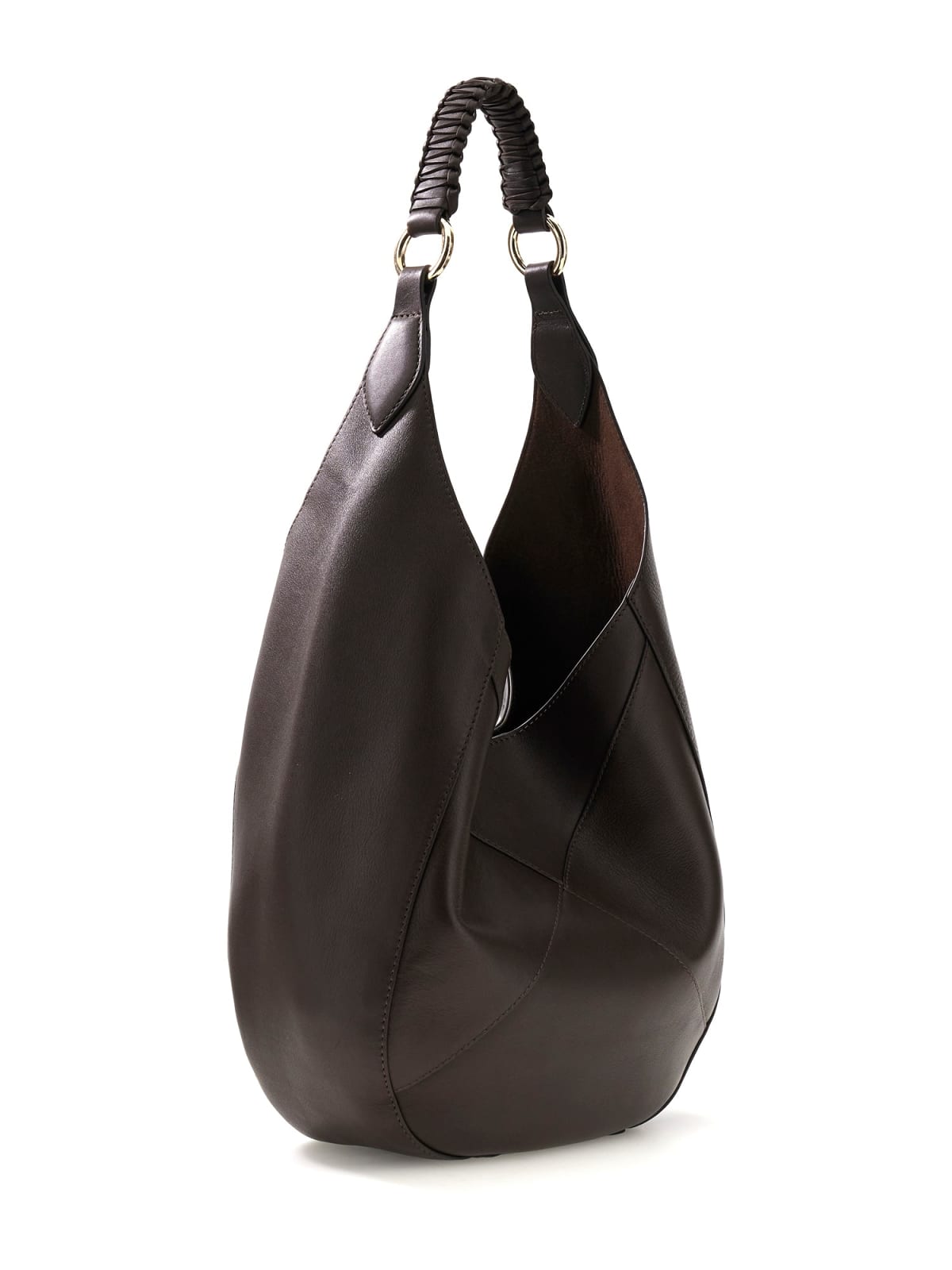 Sac Porte-Épaule GUESS Marron Foncé Cuir