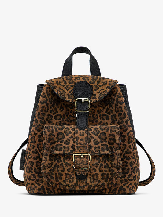 Le Baroudeur Léopard sac à dos cuir Paul Marius