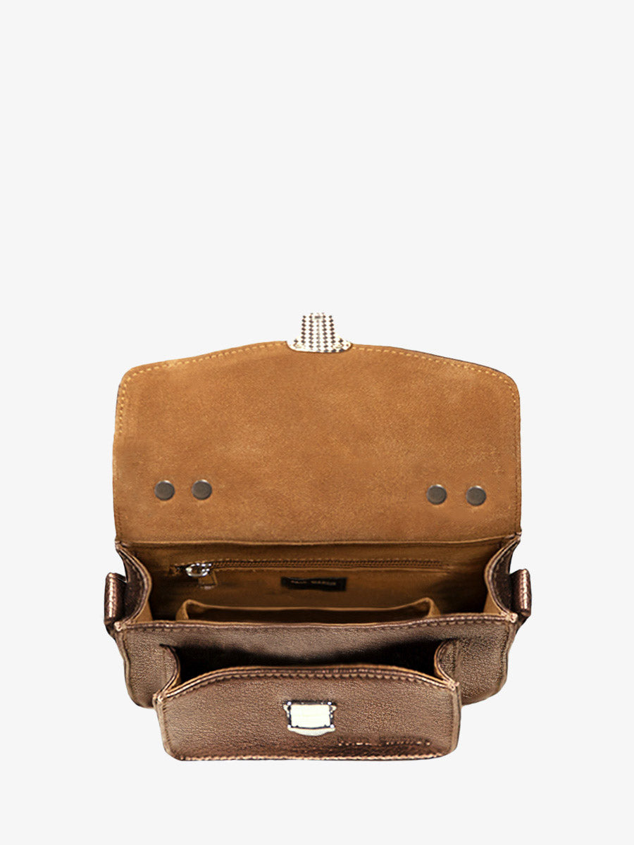 Sac bandoulière Paul Marius Mademoiselle George XS Cuivre