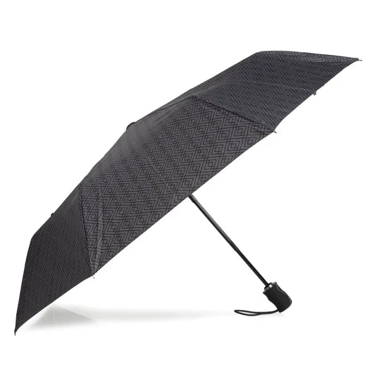 Parapluie Pliant Isotoner Auto Xtra Cross Monogramme Noir