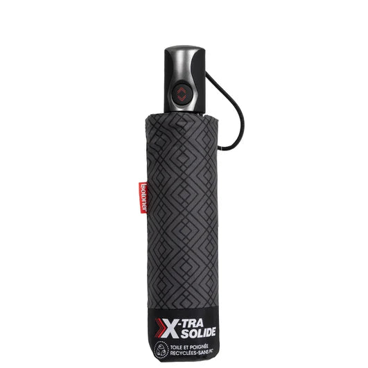 Parapluie Pliant Isotoner Auto Xtra Cross Monogramme Noir