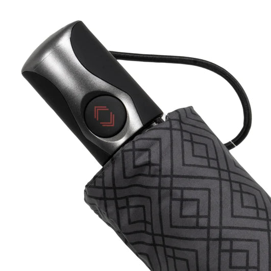 Parapluie Pliant Isotoner Auto Xtra Cross Monogramme Noir