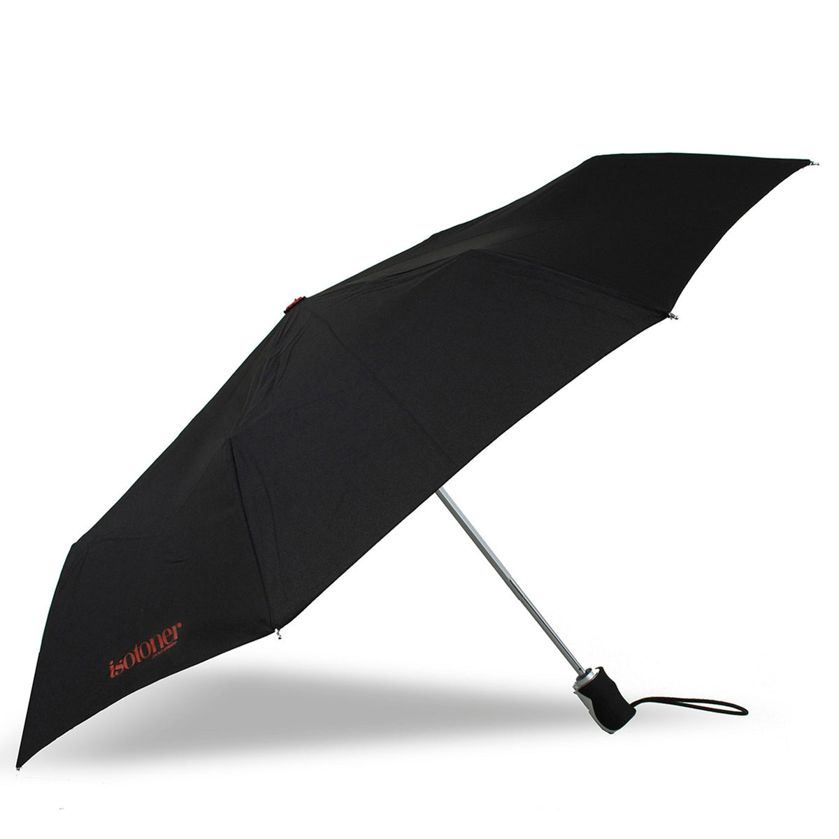 Parapluie pliant Isotoner Noir - vue 2