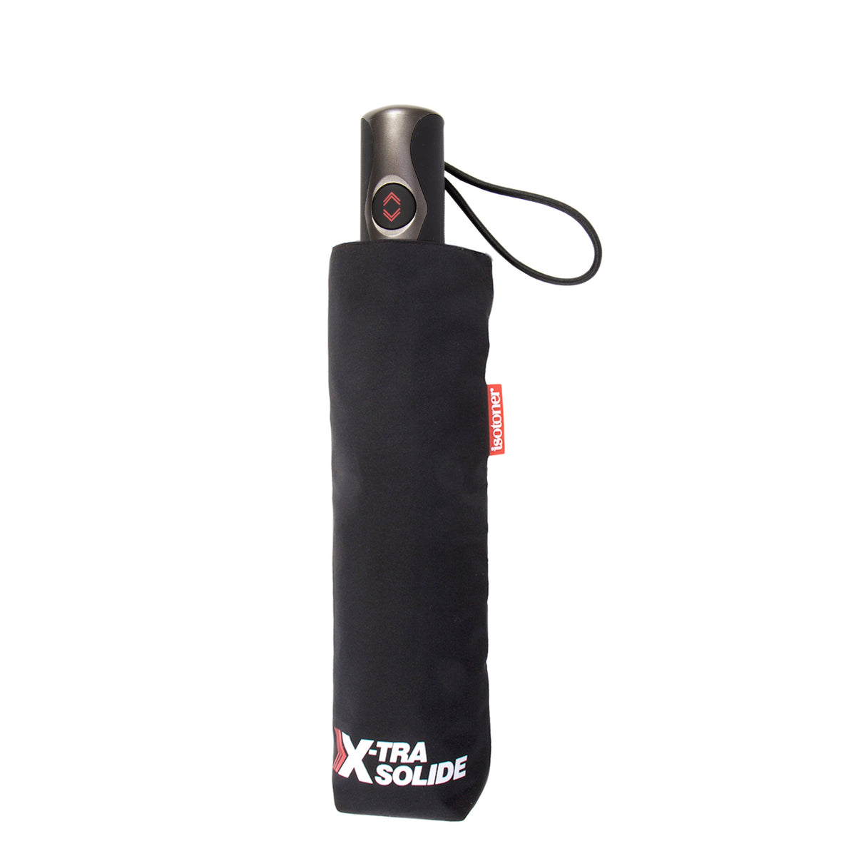 Parapluie pliant Isotoner Noir - vue 4