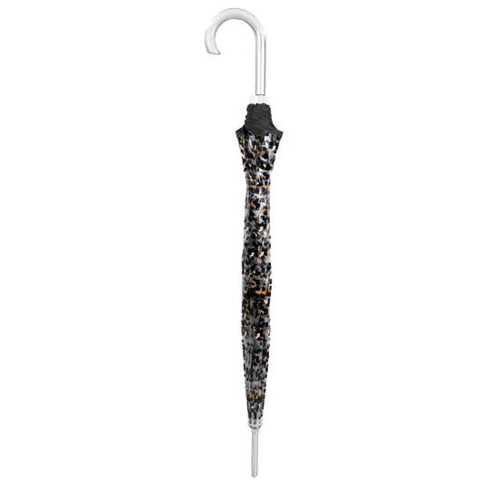 Parapluie Droit PVC Isotoner Léopard