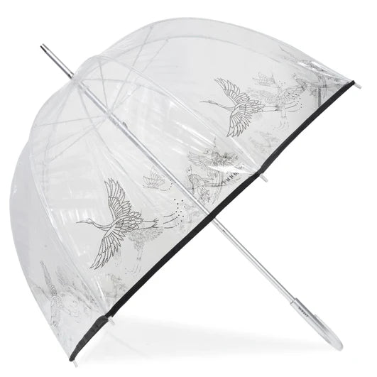 Parapluie Isotoner Cloche PVC Héron Cendré