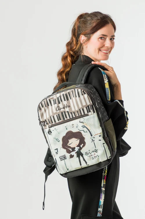 Sac à Dos de Voyage Textile Anekke