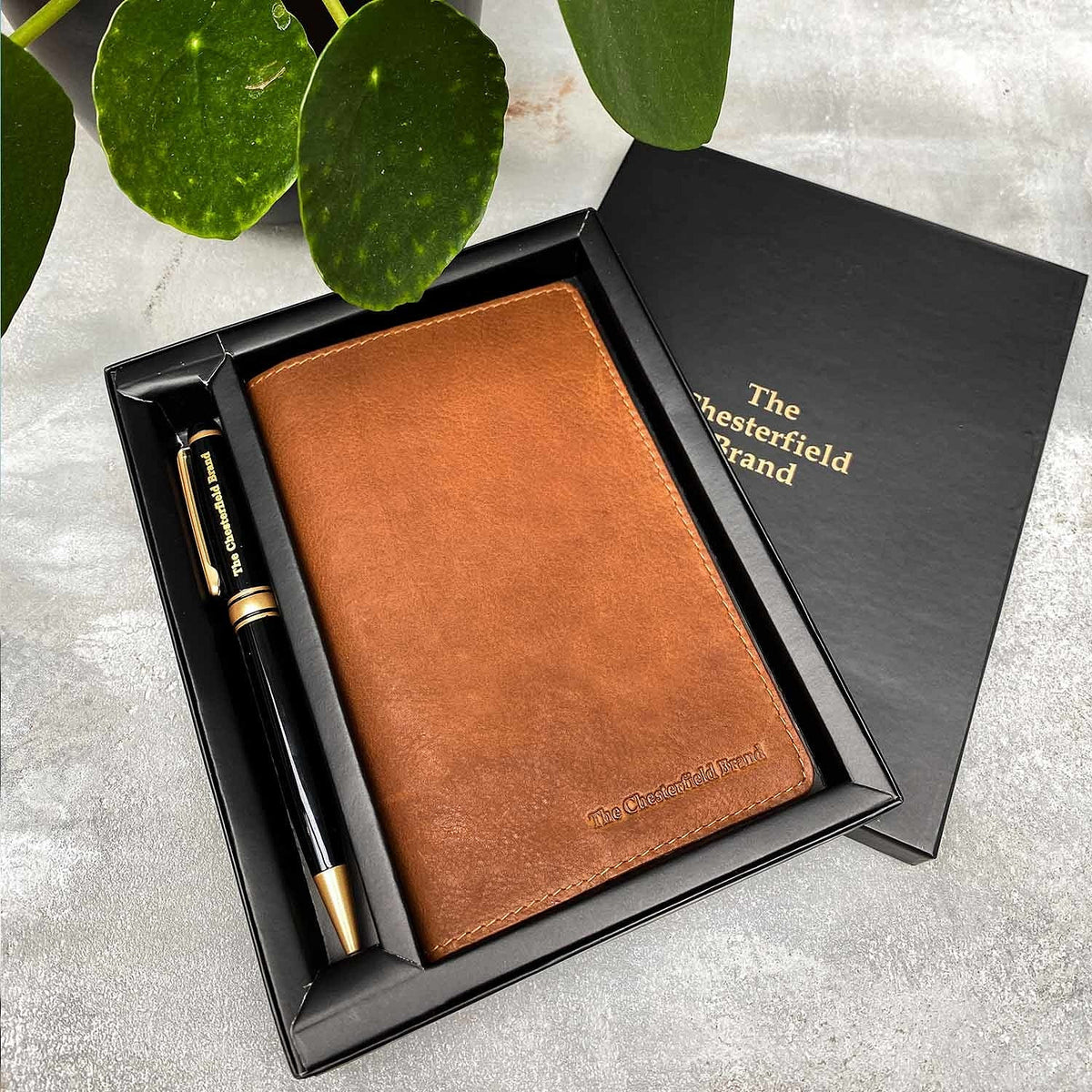 Carnet de Notes Chesterfield Cognac