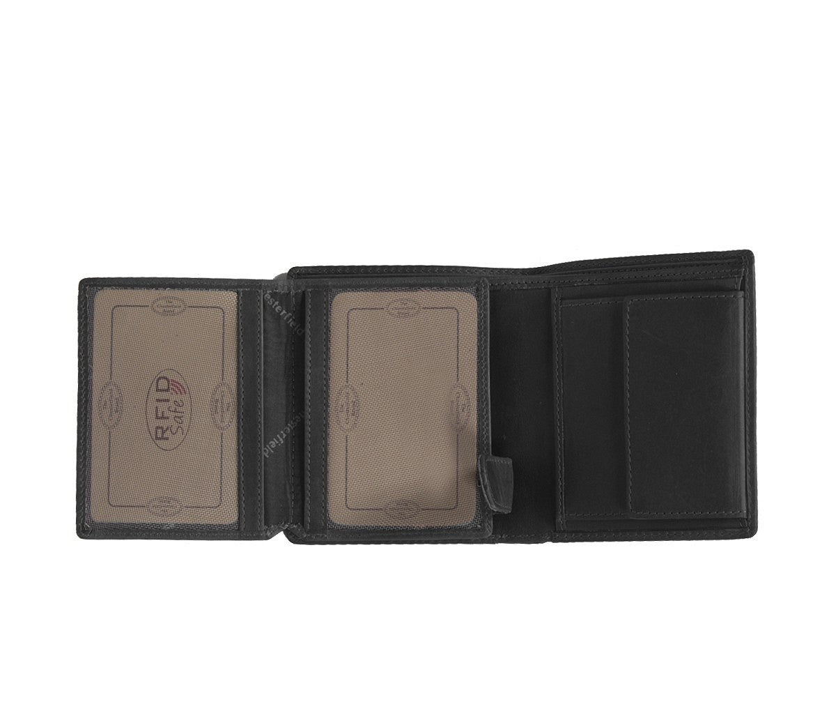 Portefeuille Porte-Cartes & Monnaie Chesterfield Carl Noir