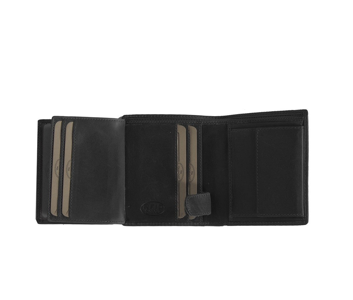 Portefeuille Porte-Cartes & Monnaie Chesterfield Carl Noir