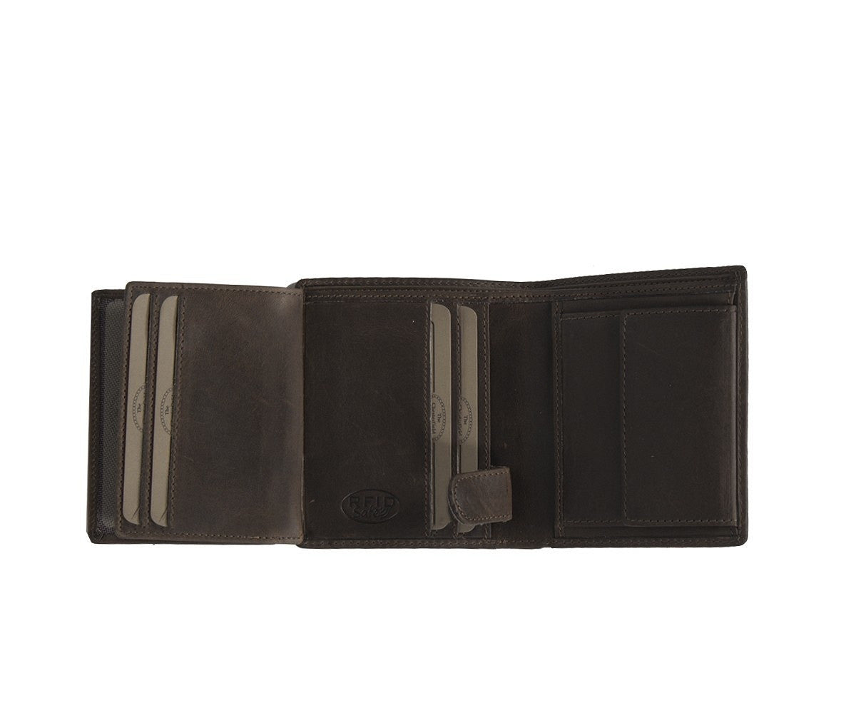 Portefeuille Porte-Cartes & Monnaie Chesterfield Carl Marron
